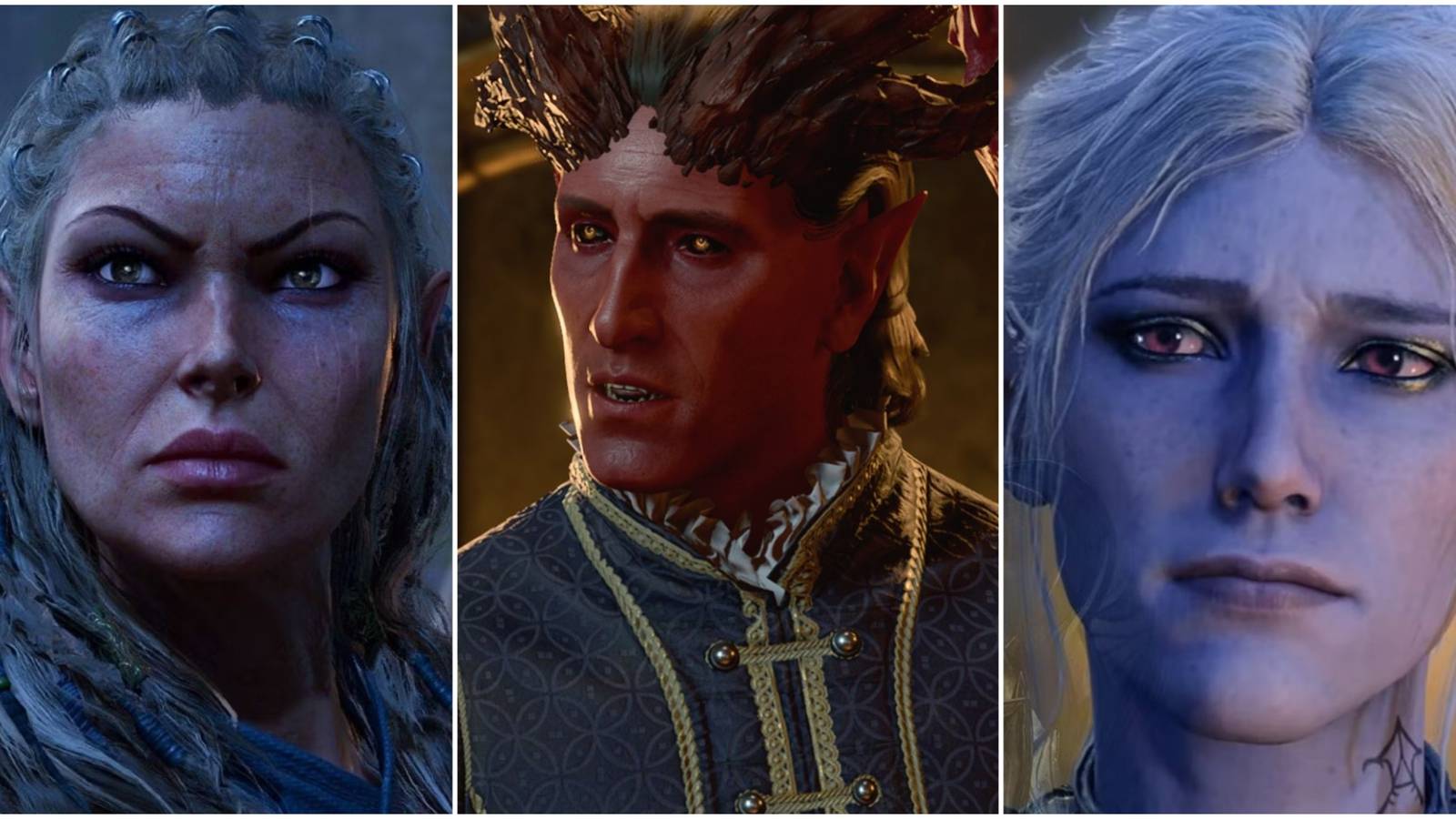 Baldur's Gate 3 Best Non-Orgin Characters, Jaheira, Raphael, and Minthara