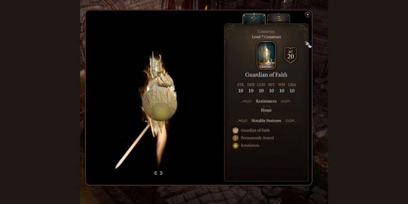 baldur's gate 3 guardian of faith