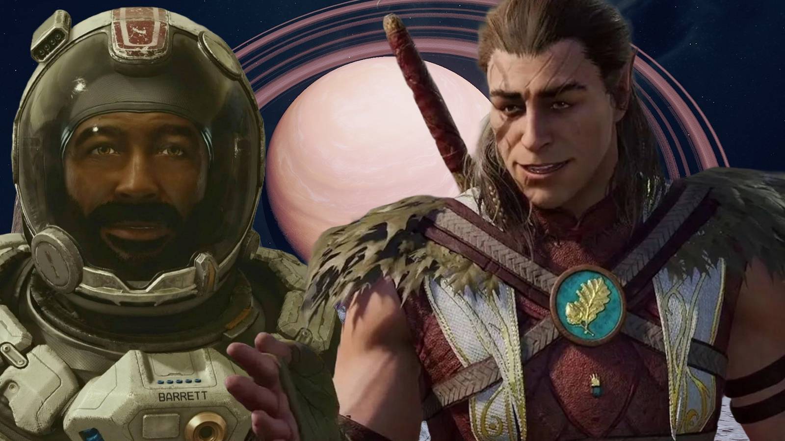 Baldur's Gate Halsin and Starfield Barett