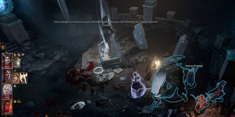 Baldurs Gate 3 Chamber of Courage Puzzle Elemental Waves Completed