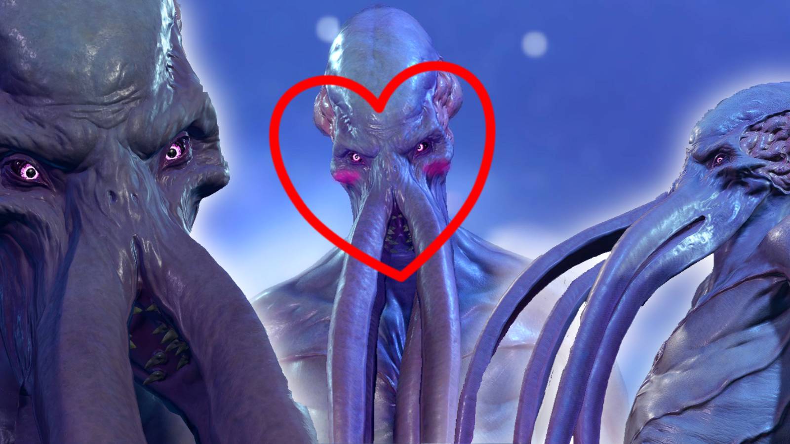 Baldurs Gate 3 Romance The Emperor Closeup Illithid Mind Flayer