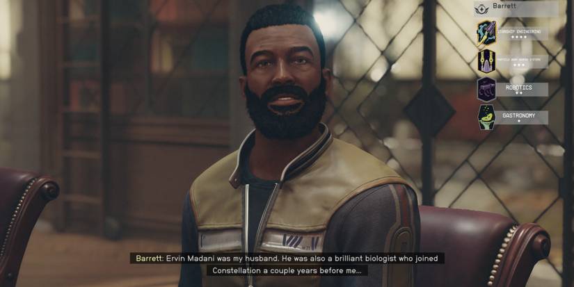 Barrett from Starfield talking about his late husband Ervin