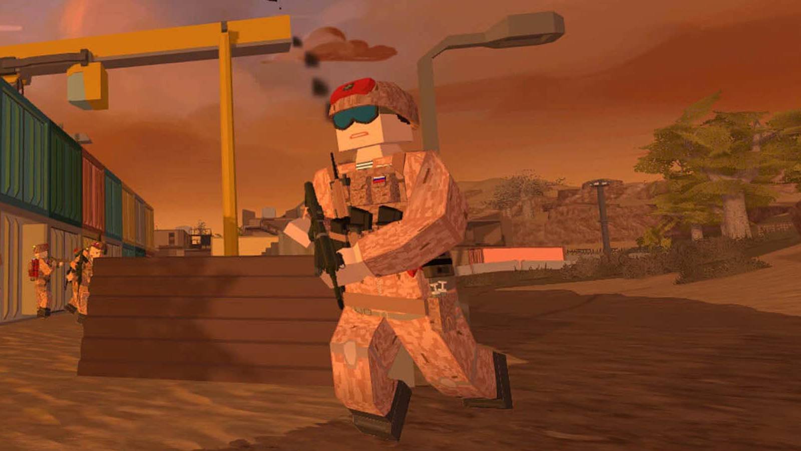 BattleBit Remasted Soldier Running On Battlefield