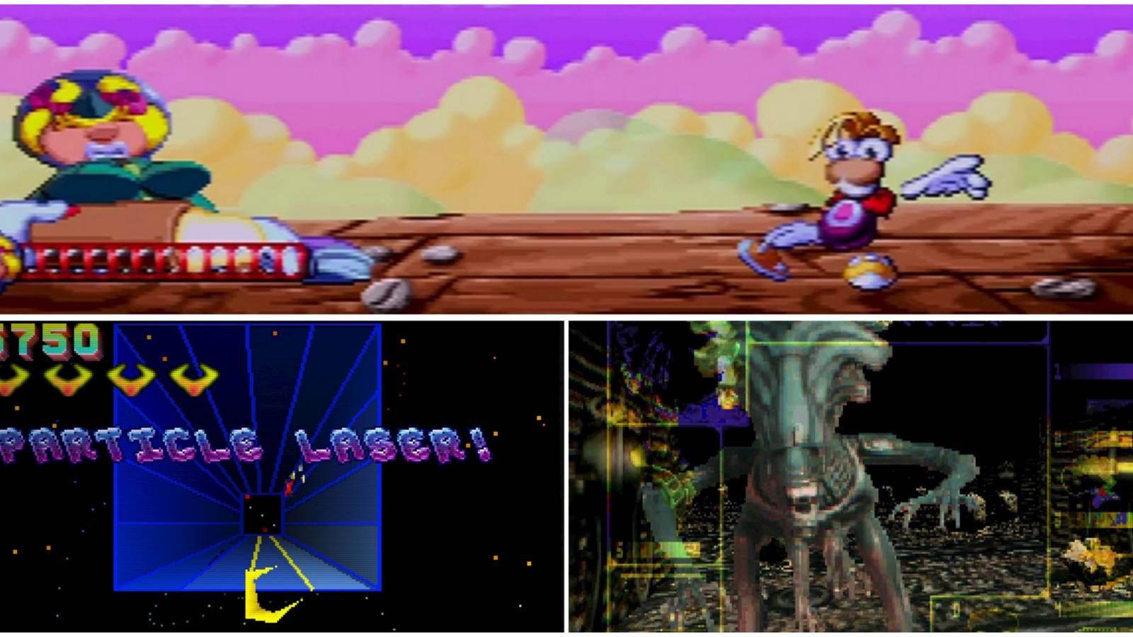 Best Jaguar Games- Rayman Tempest 2000 Alien Vs Predator