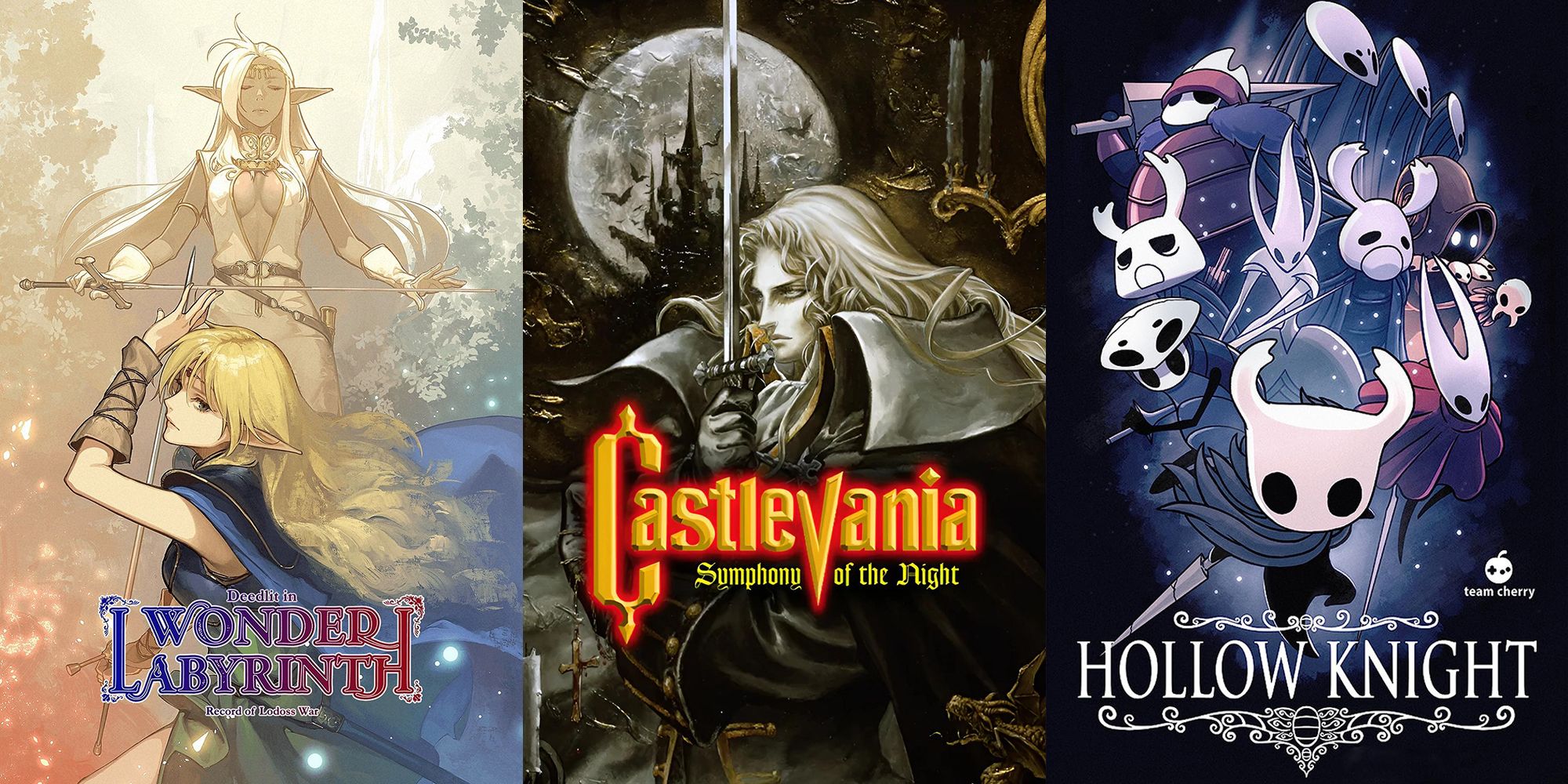 Best Castlevania Clones (Deedlit in Wonder Labyrinth and Hollow Knight)