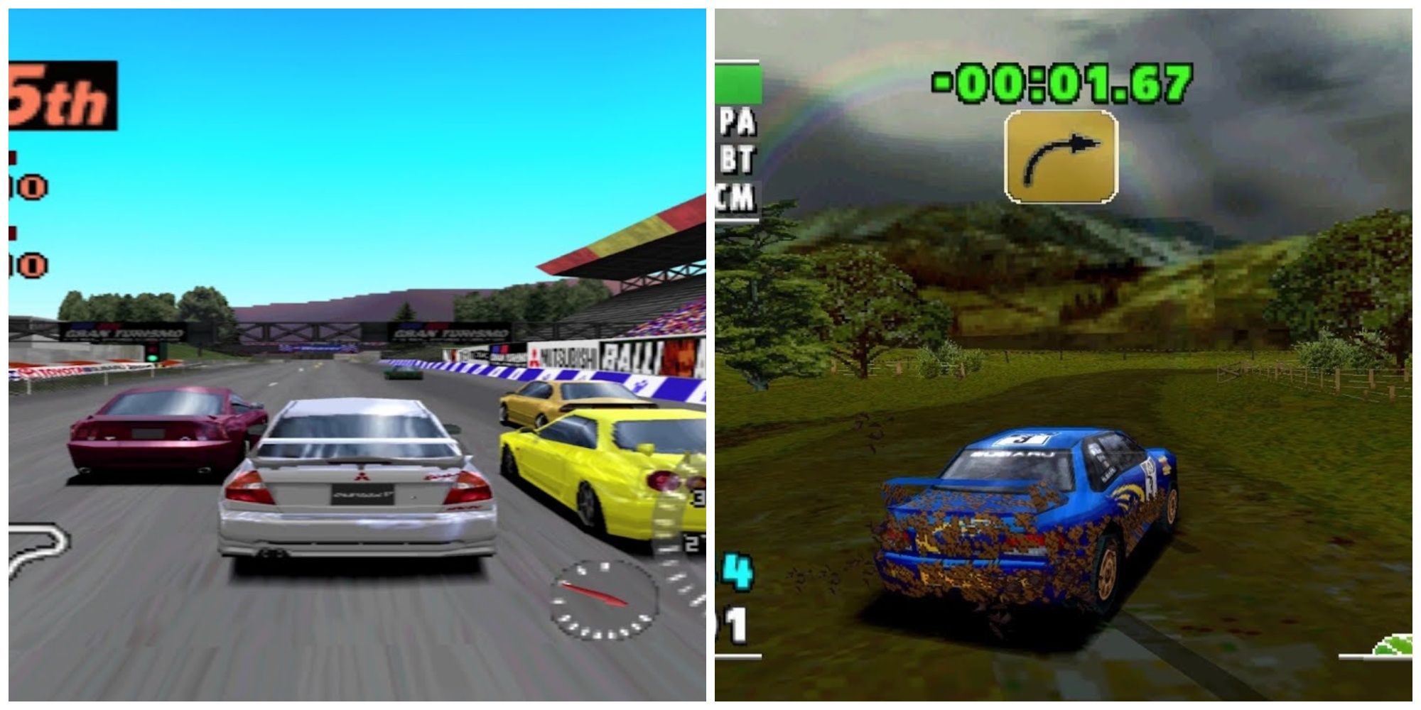 Racing ps1 on sale