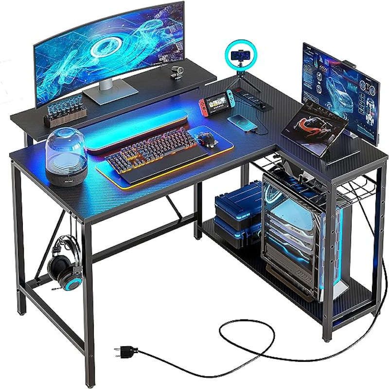 The Best Small Gaming Desks For 2024   Bestier Lshaped 