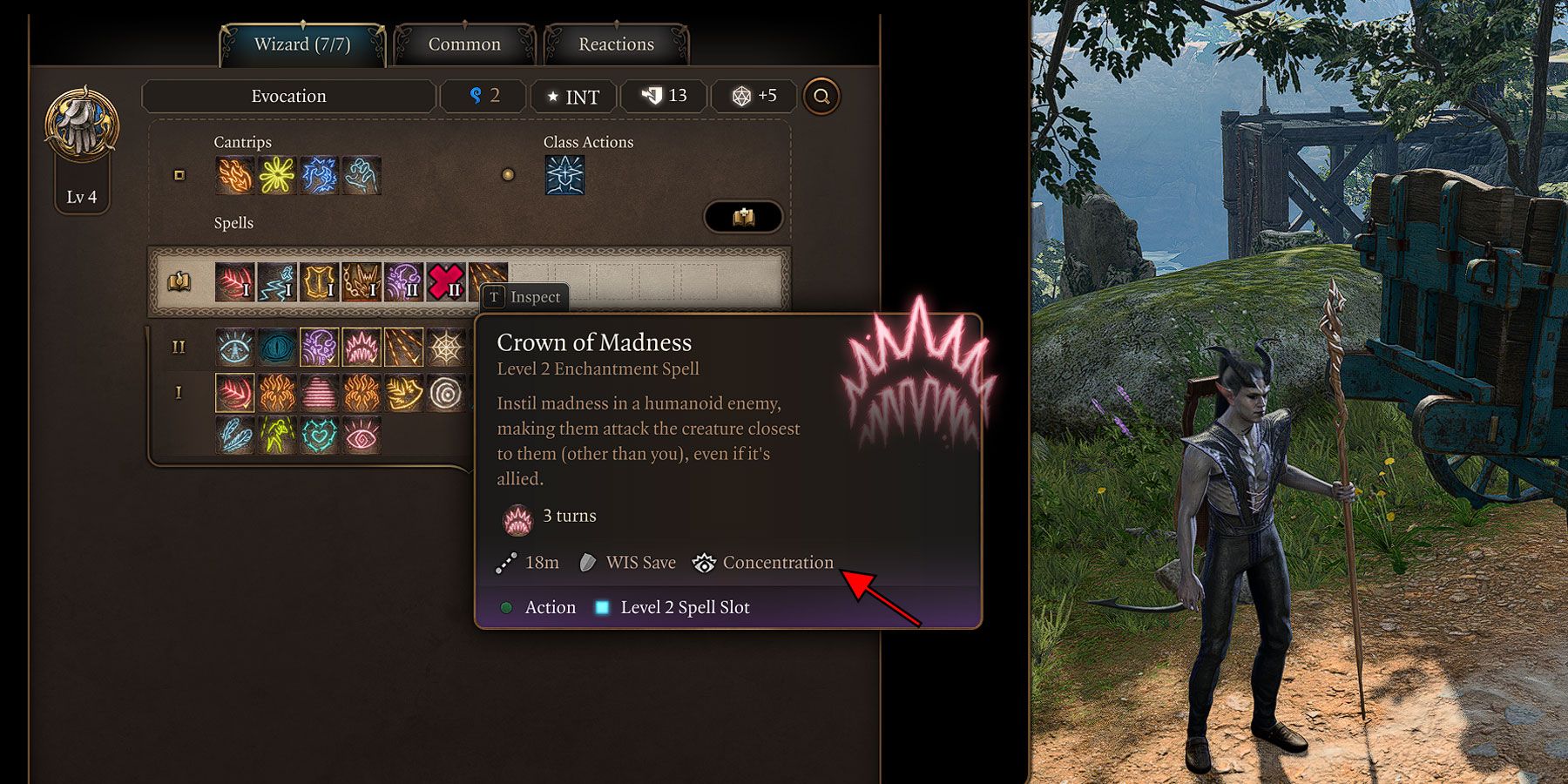 Baldur's Gate 3 How Does Concentrated Blast Work (Illithid Power)