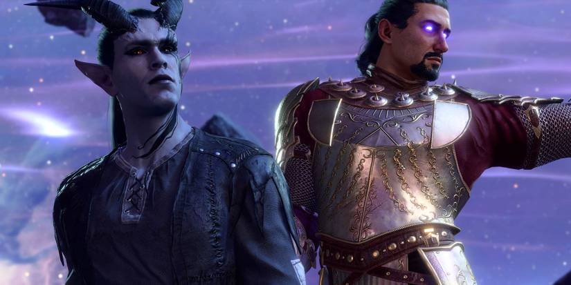 Tav and the Guardian in Baldur's Gate 3.