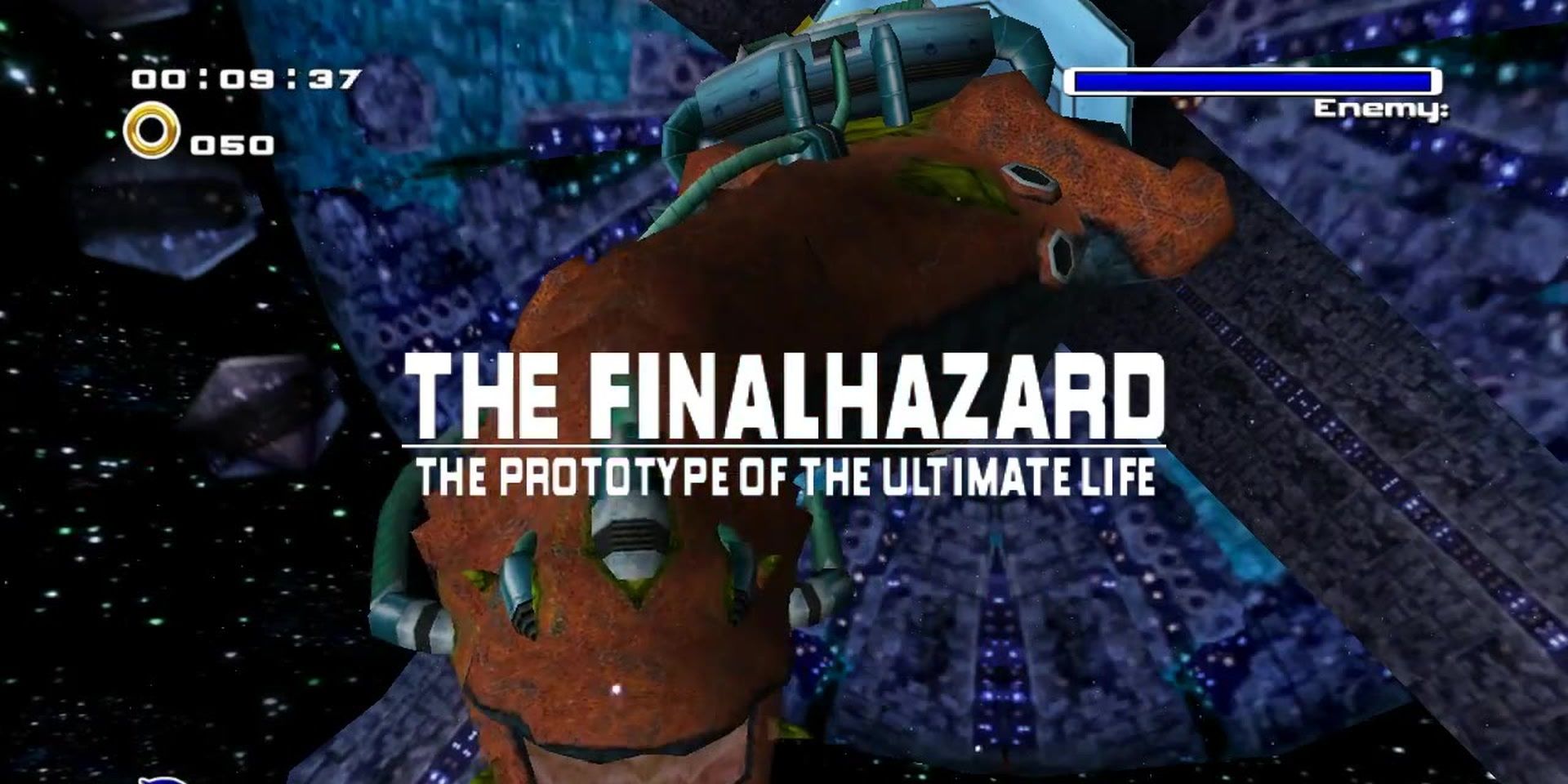 The final boss of Adventure 2 - the Finalhazard