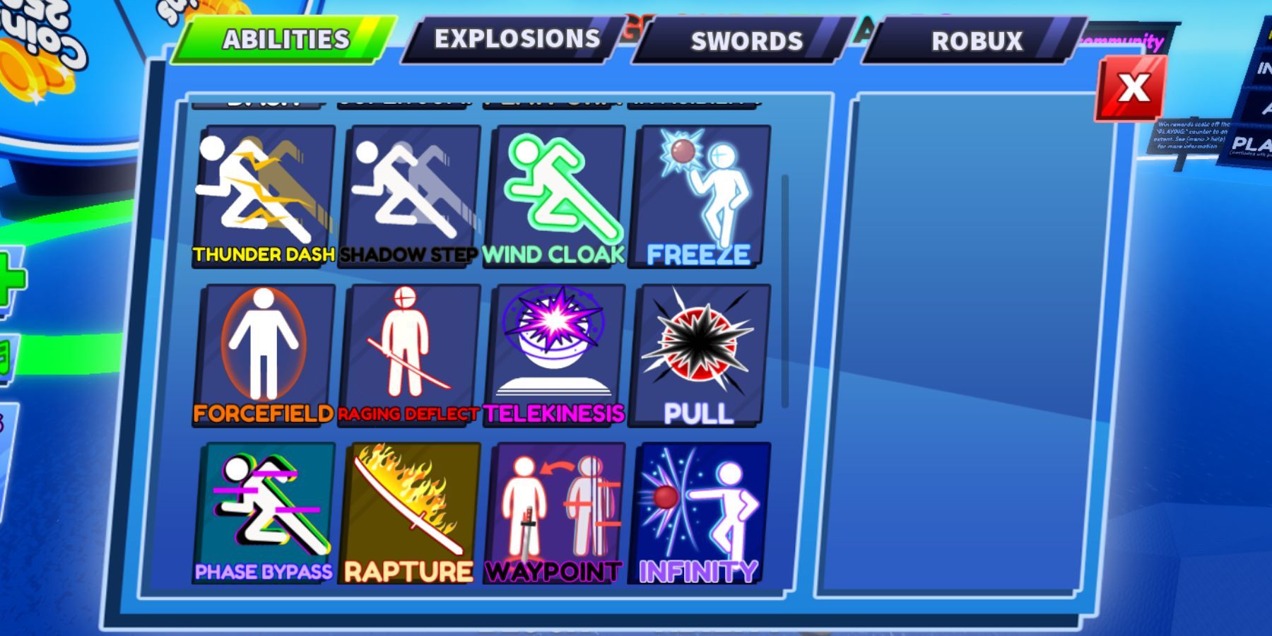 New Blade Ball Update swords, ability, and new codes