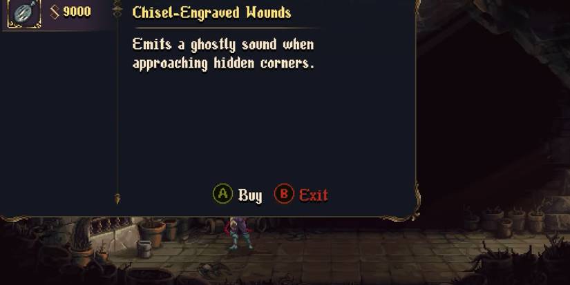 Blasphemous 2 - Purchasing The Chisel Engraved Wounds