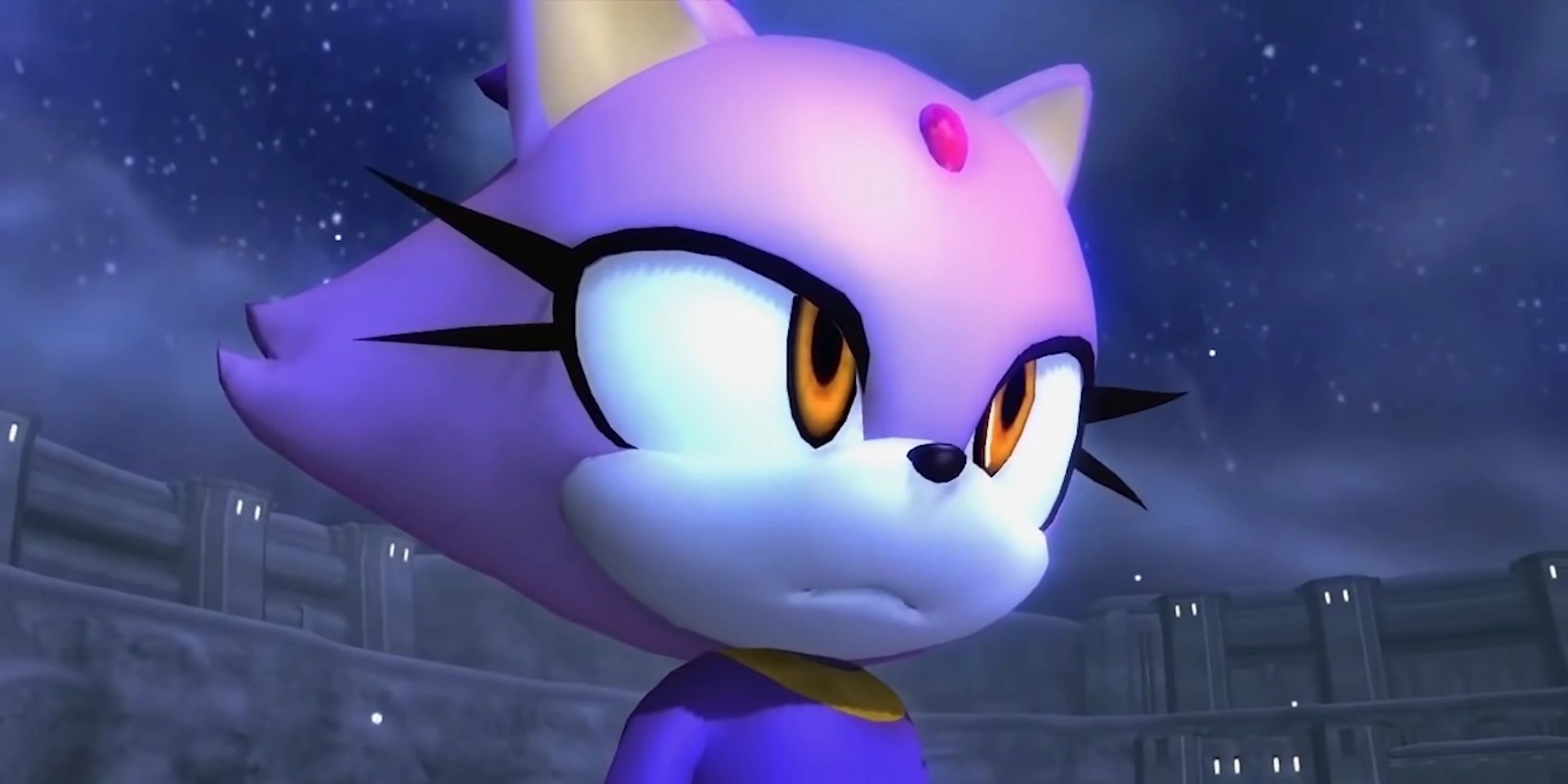 Close-up of Blaze from Sonic '06