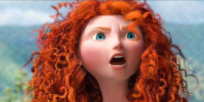 An Image of Princess Merida looking fierce