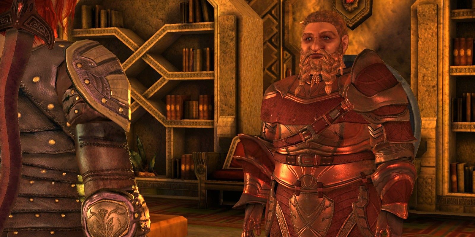 Brosca Warden talks with Bhelen in Dragon Age: Origins