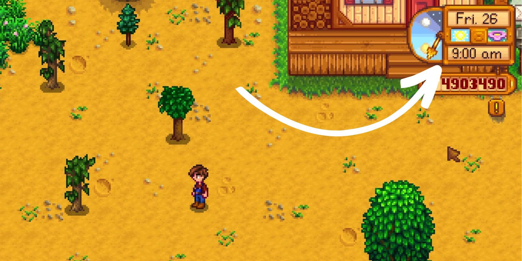 Stardew Valley How to Check Date & Season