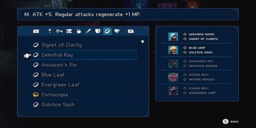 Celestial Ray accessory in Sea of Stars