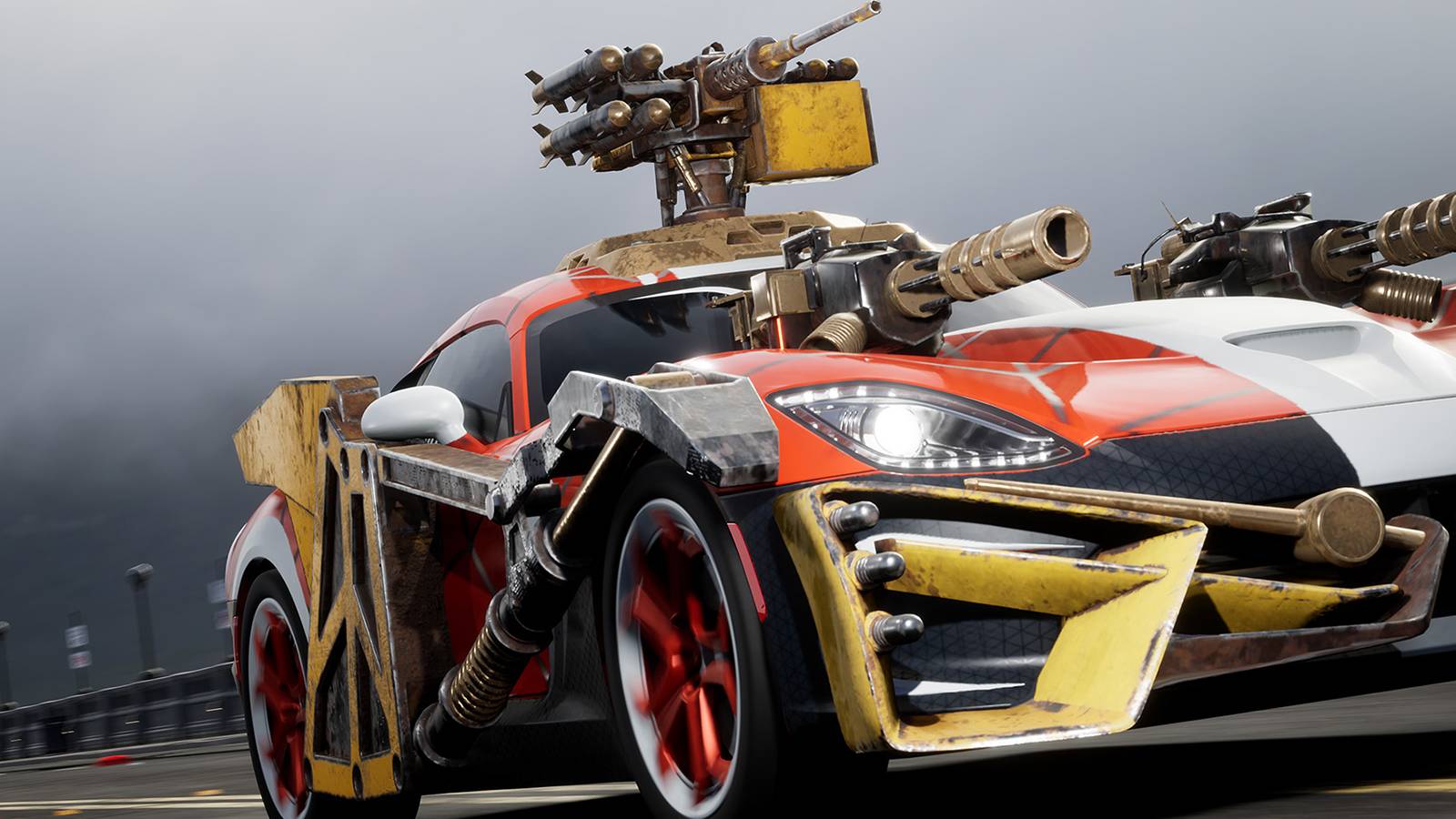 chaos on wheels background