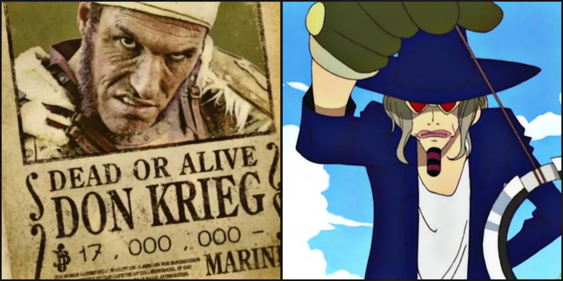 Kuro et Don Krieg vs Arlong