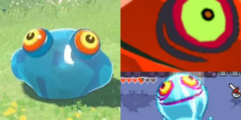 Chuchu's from Tears of the Kingdom, The Minish Cap and The Wind Waker