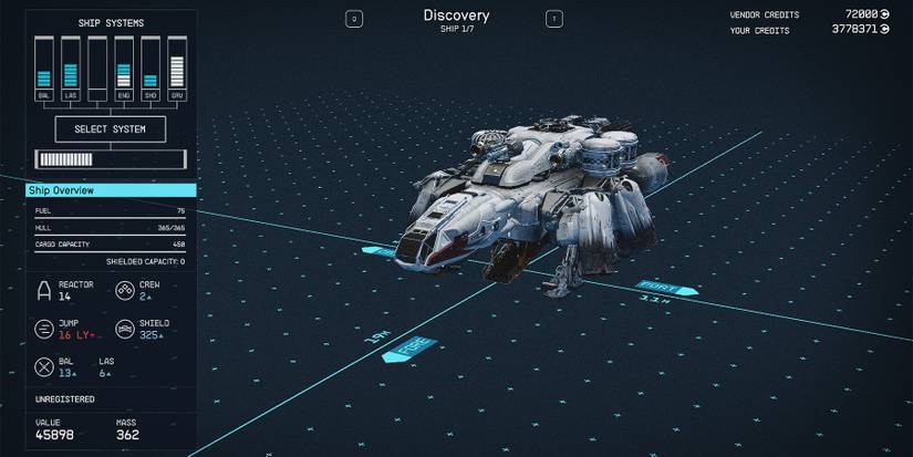 class a discovery ship in starfield