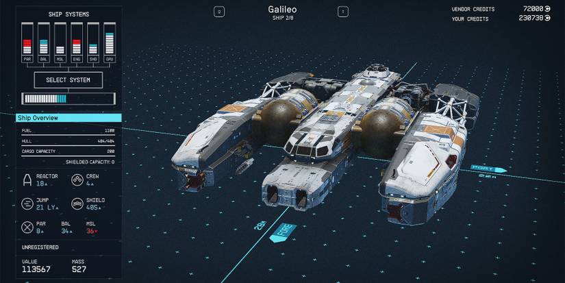 class a galileo ship in starfield