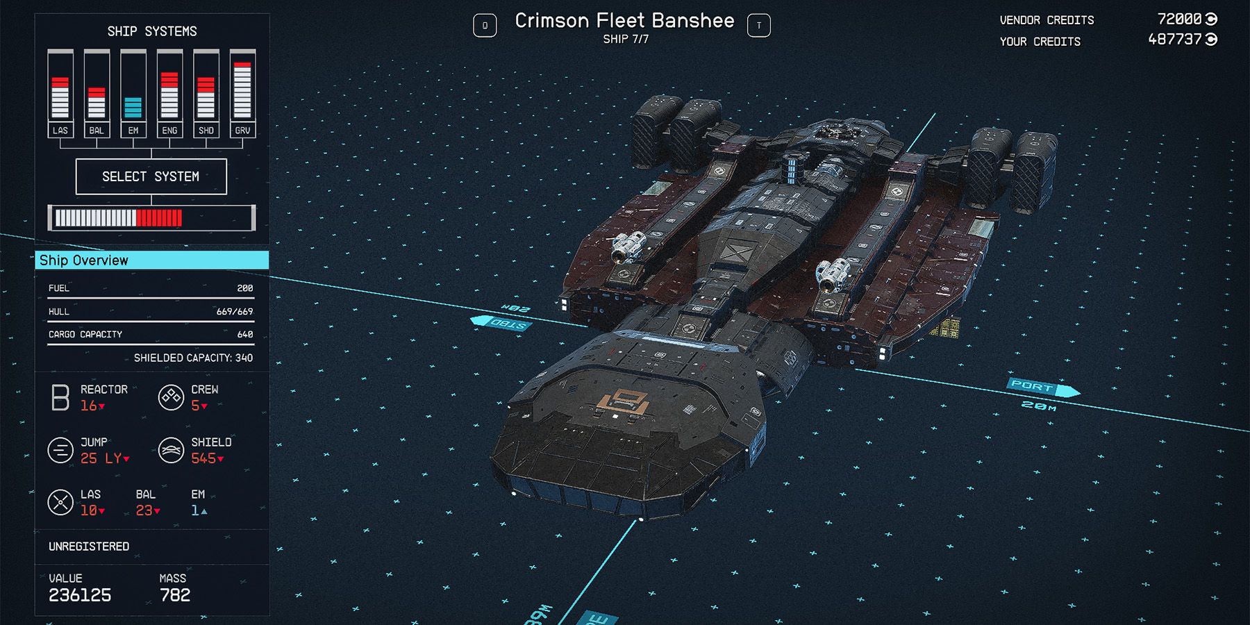 class b crimson fleet banshee ship in starfield