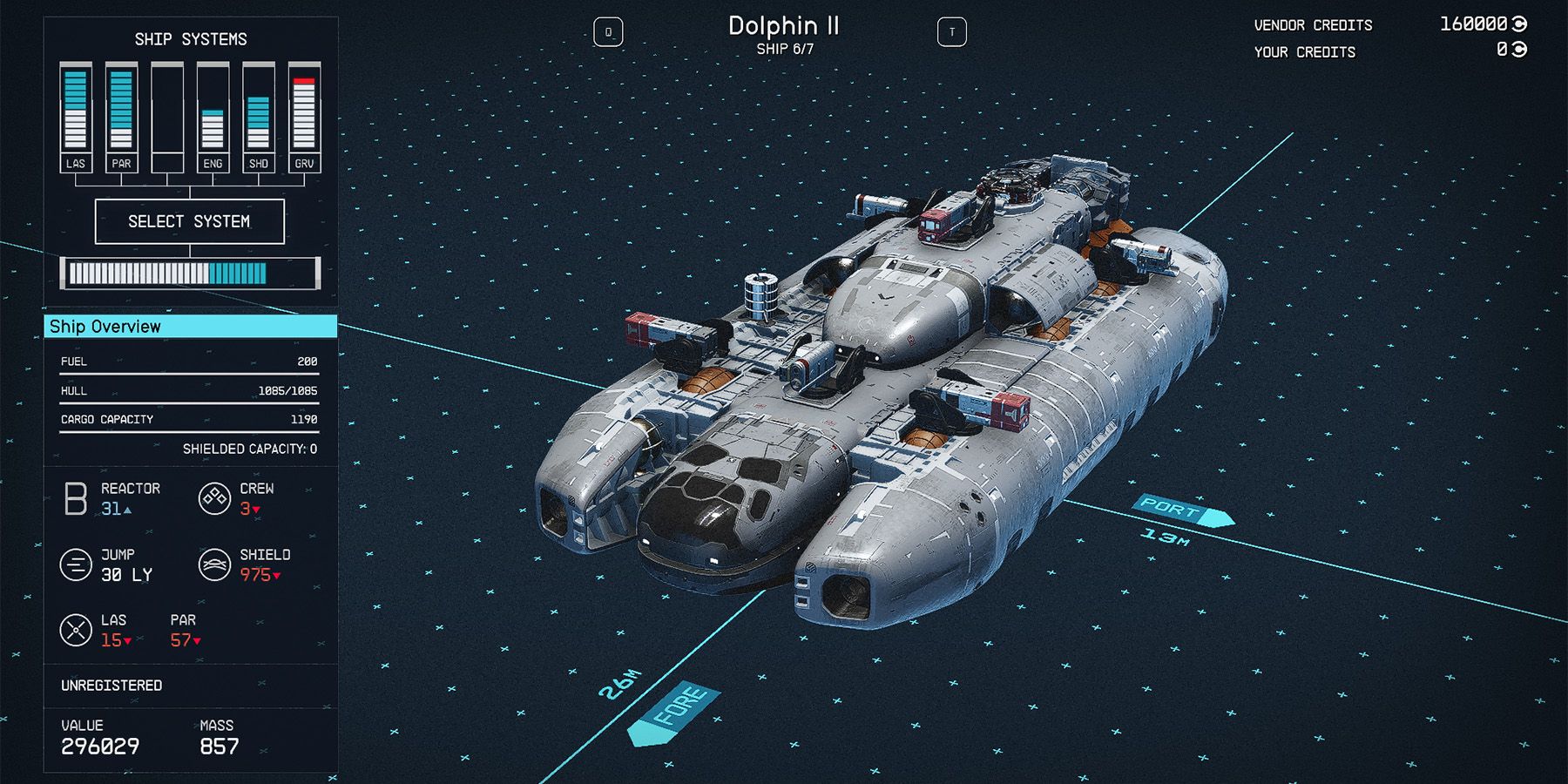 class b dolphin ii ship in starfield