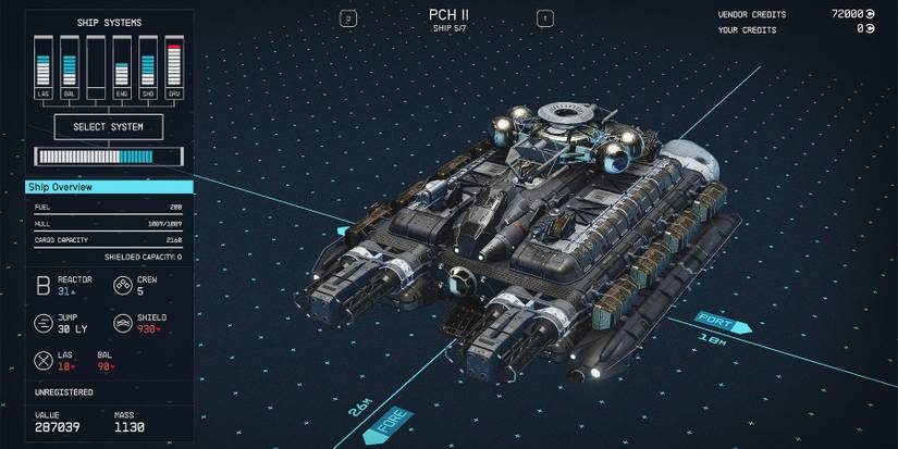 class b pch ii ship in starfield