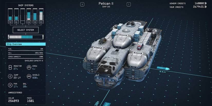 class b pelican ii ship in starfield