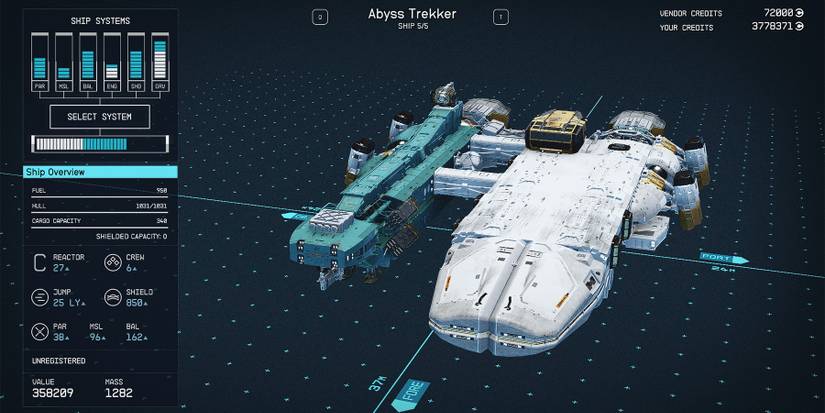 class c abyss trekker ship in starfield