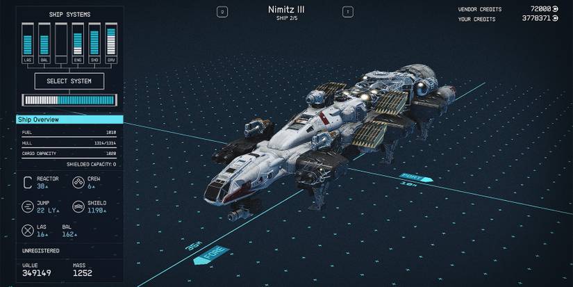 class c nimitz iii ship in starfield