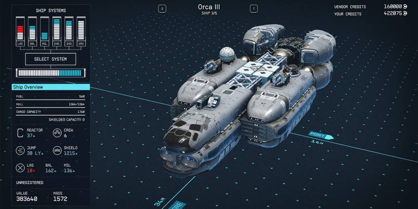 class c orca iii ship in starfield