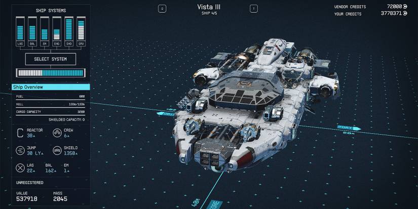 class c vista iii ship in starfield