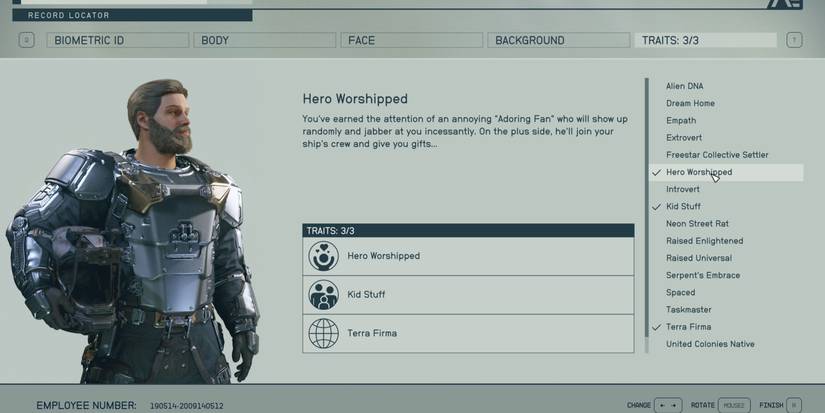 Hero Worshipped Trait