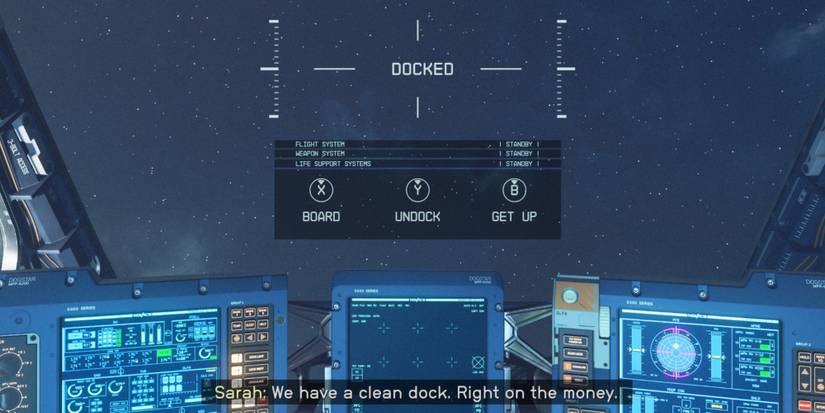 successfully docking