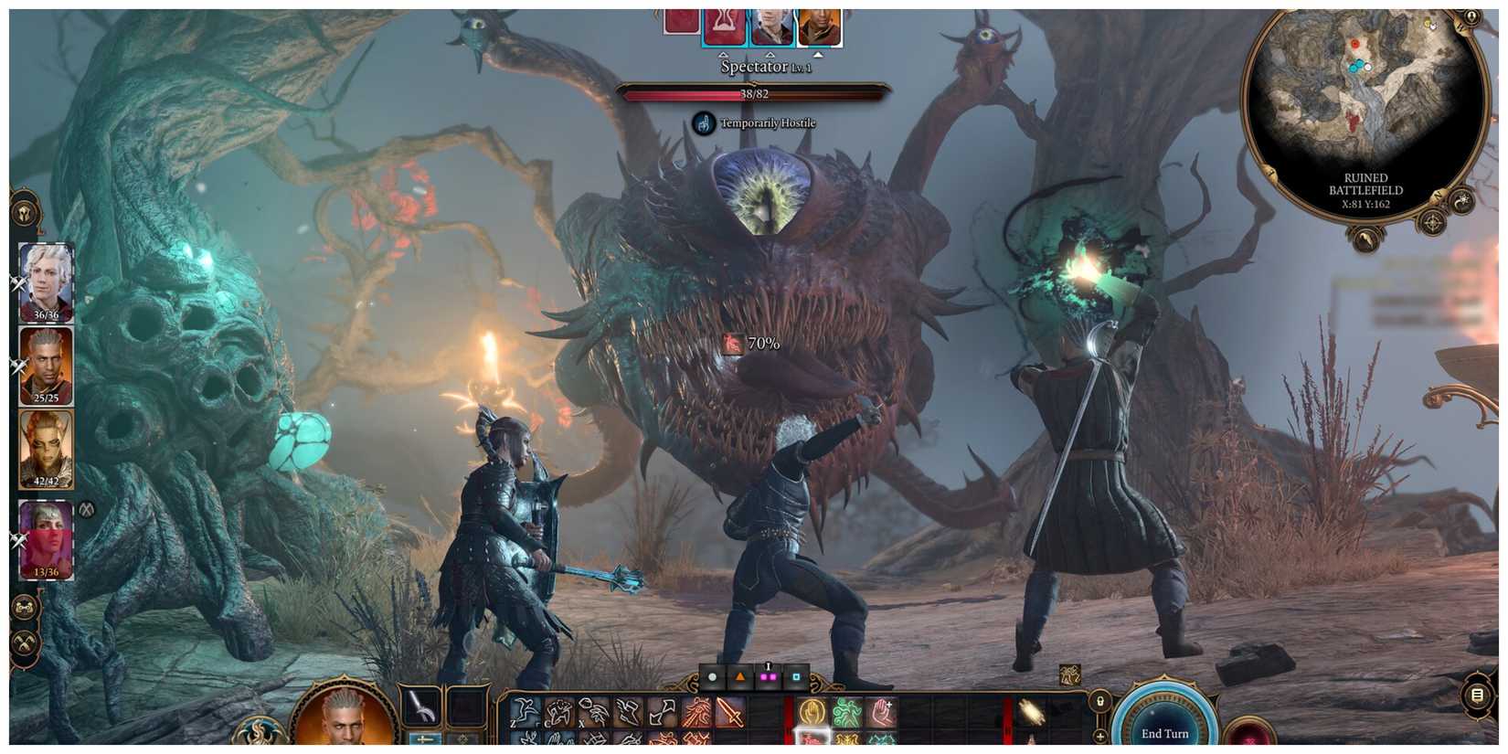 Baldur's Gate 3 combat encounter