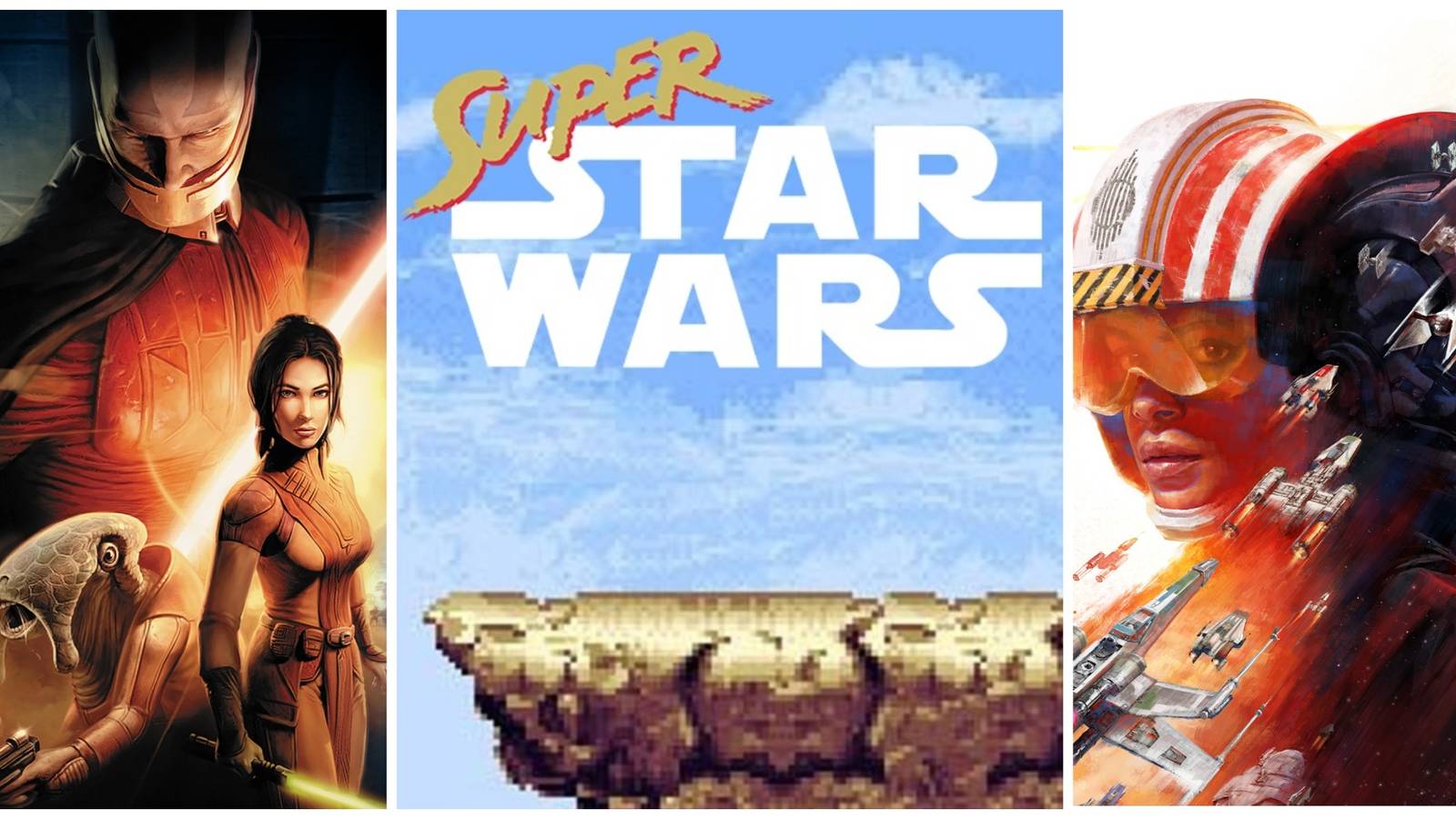 Hardest Star Wars Games Collage
