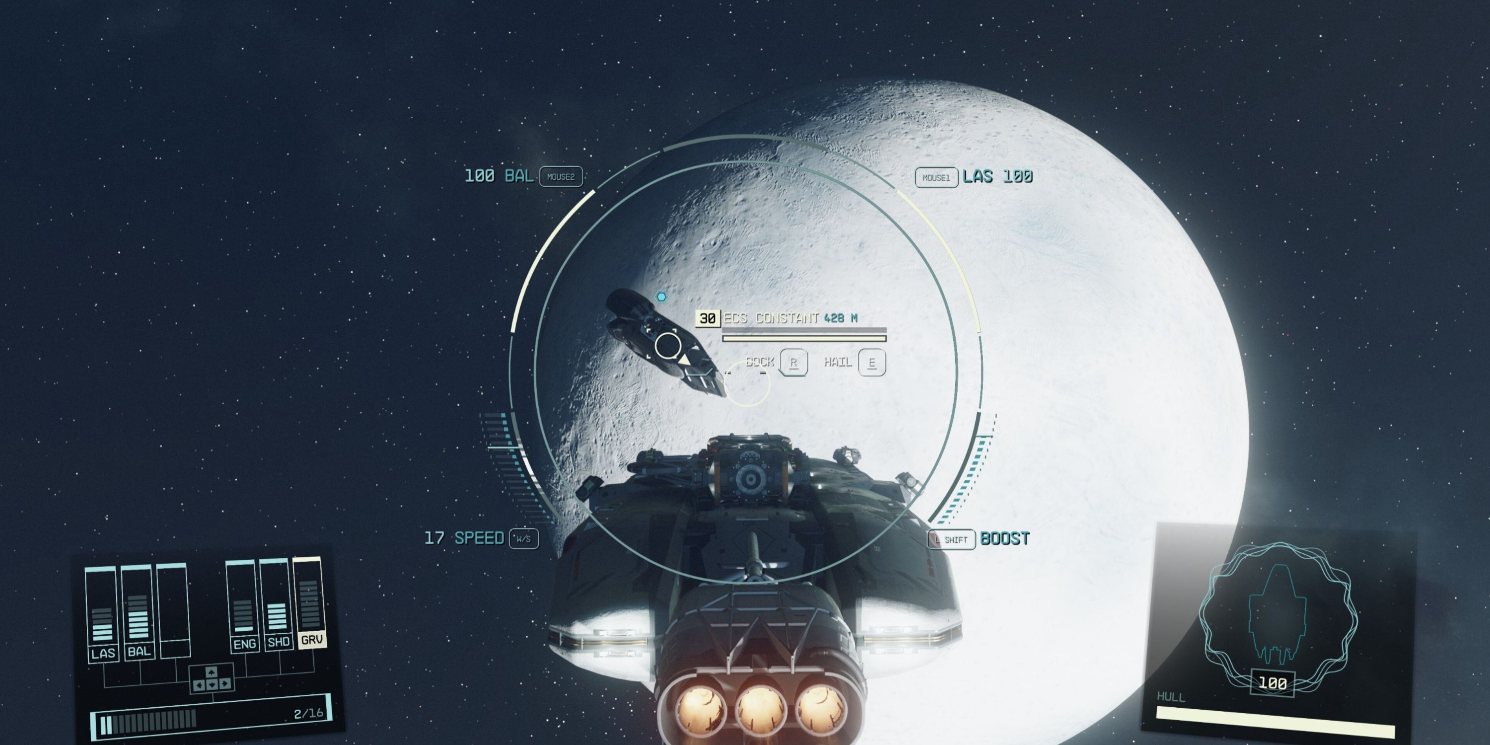 player ship finding ecs constant at a random planet in a random solar system
