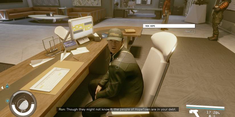 ron hope bribing the player