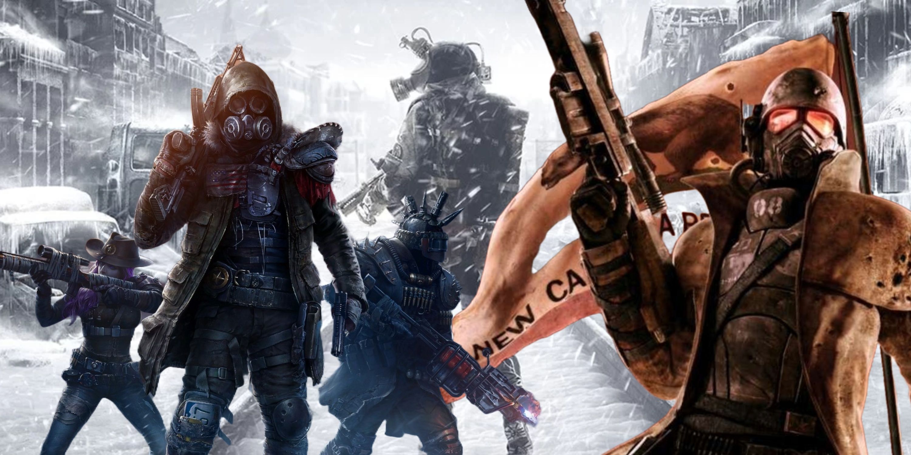 Post-Apocalyptic Games Without Zombies (Featured Image) - Wasteland 3 + Fallout: New Vegas + Metro Exodus
