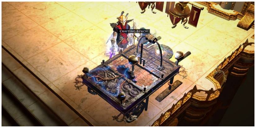 Path Of Exile crafting bench