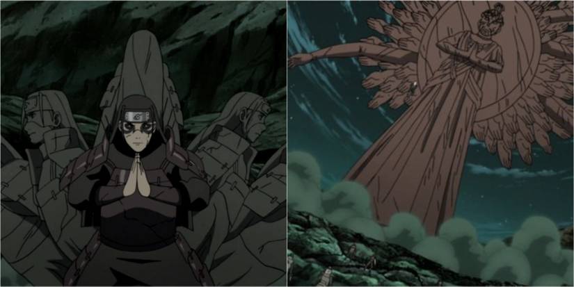 Hashirama and Thousand Hands Jutsu