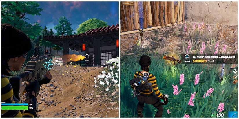 finding and using the sticky grenade launcher