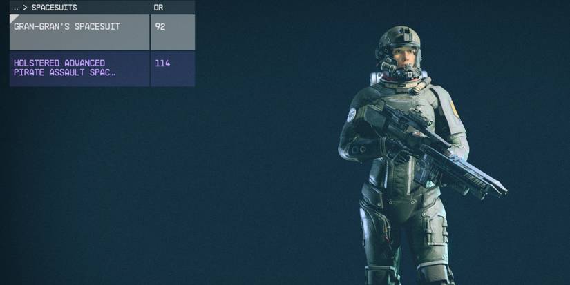 equipping gran-gran's spacesuit