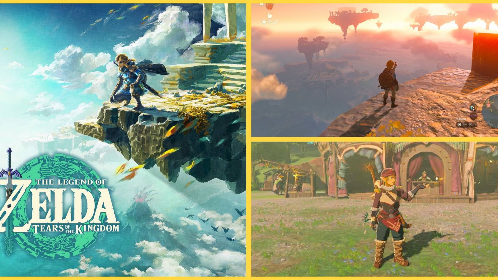 Totk Cover Link Stable Link Sky