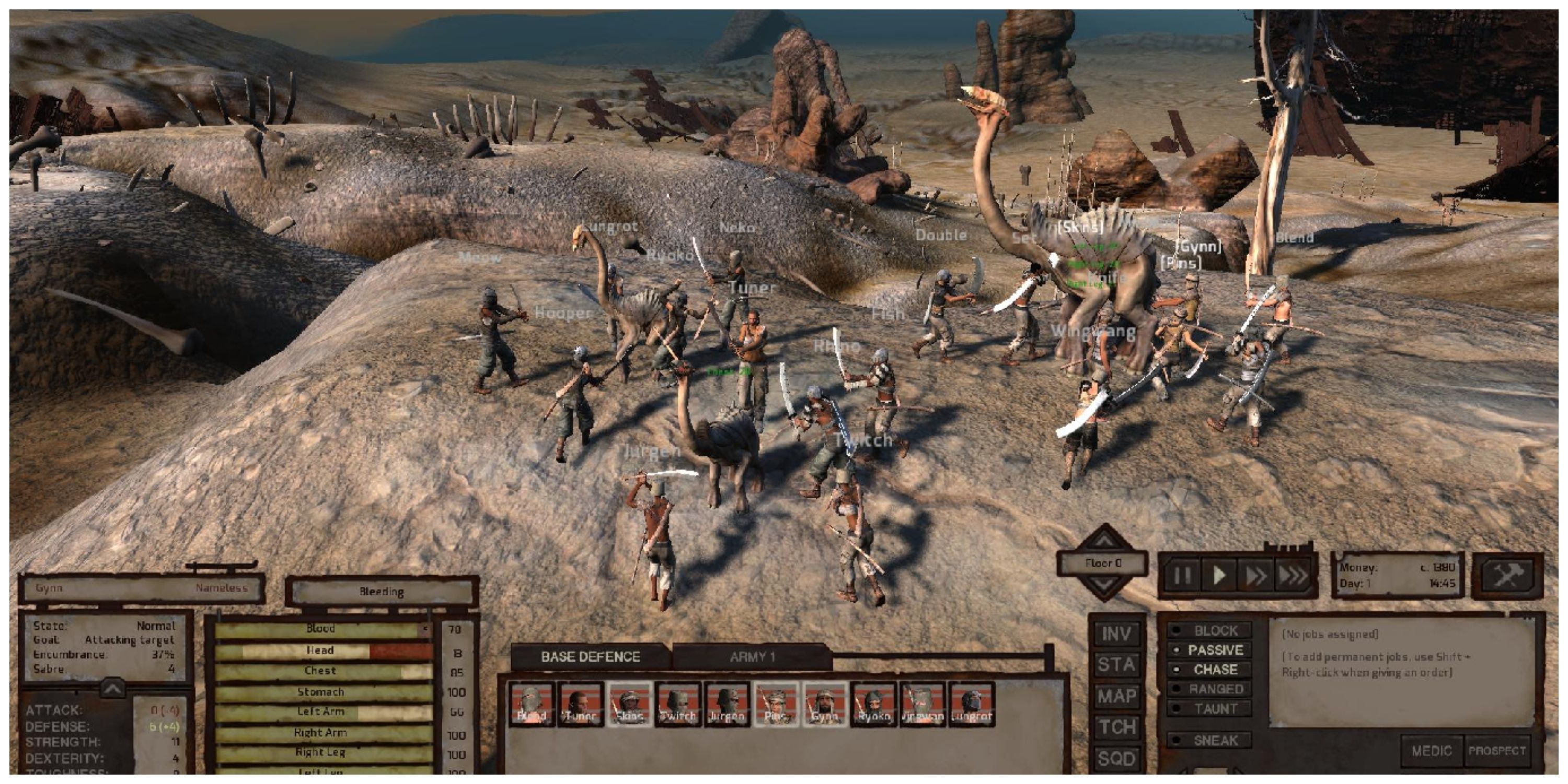 Kenshi gameplay