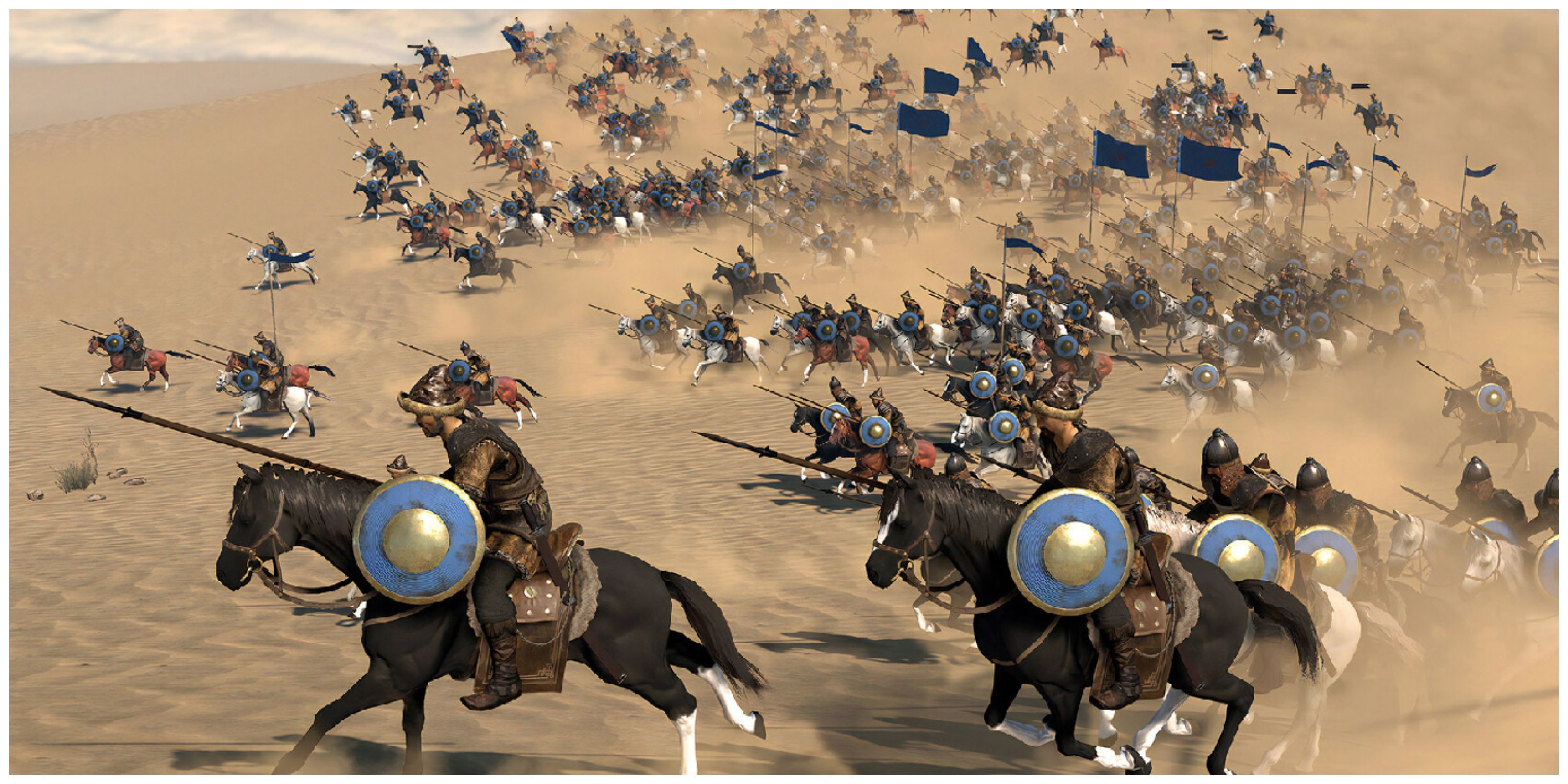 Mount & Blade 2: Bannerlord desert cavalry charge
