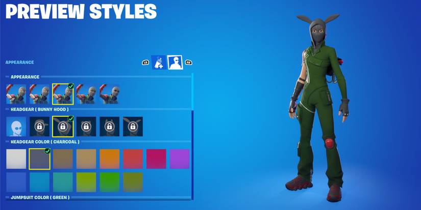 locked headgear options for caper and alias