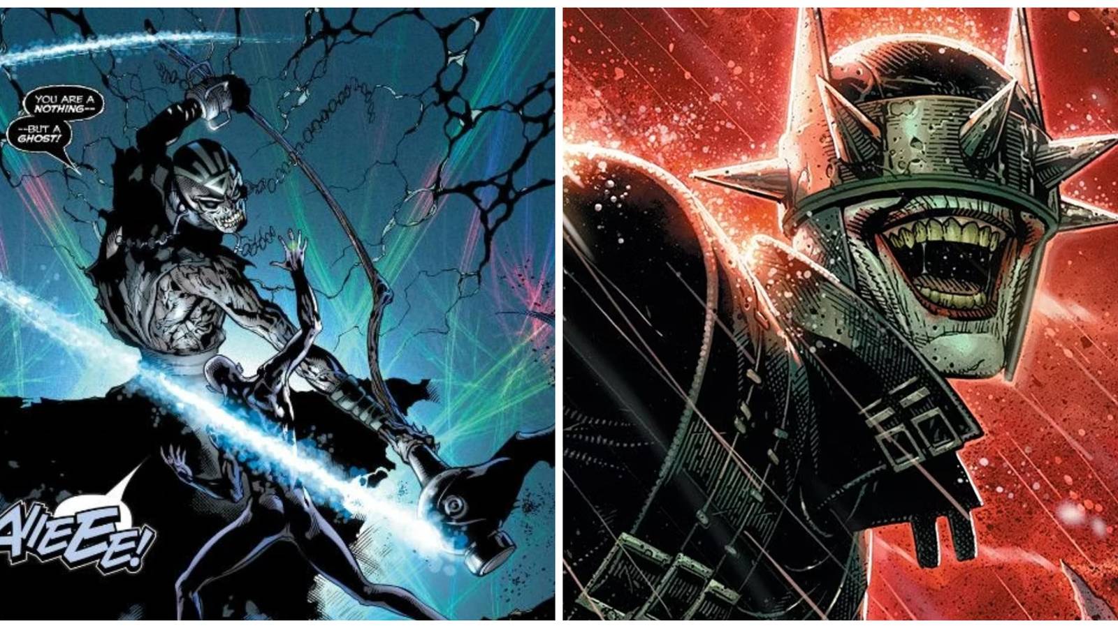 Nekron. Batman Who Laughs.